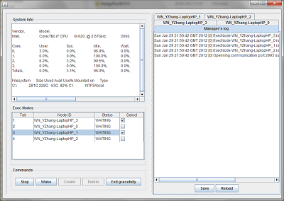 Screenshot of ExecNode Manager